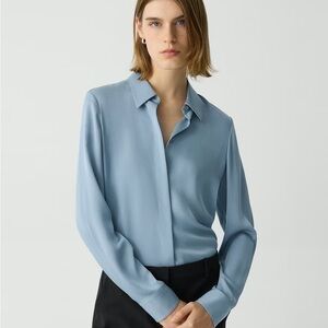 In search of Theory Stone Blue shirt. Msg if you want to sell to me